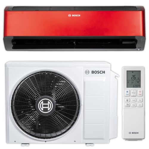 Bosch Split Klimaanlage Komplett-Set | CLC8001i 35 ER | 3,5 kW | rot | 7733701695