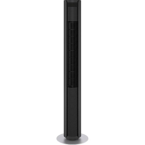 Stadler Form Turmventilator Peter, leise, groß, mit Fernbedienung | Horizontale Schwenkfunktion, 6 Geschwindigkeitsstufen, Timer, energiesparender DC-Motor, für Schlafzimmer geeignet, schwarz