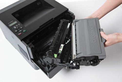 Brother HL-L5000D A4 monochrom Laserdrucker (Drucken, 1.200 x 1.200 dpi, USB, Print AirBag für 200.000 Seiten, 40 Seiten/Min.), Dark Grau/ Schwarz