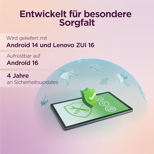 Lenovo Tab | Tablet | 10.1" | 4GB | 64GB | Android | Blau | 10.1" Zoll FHD Display | Touch | MediaTek G85 | 4GB RAM | 64GB Speicher | Android 14 | WiFi5 + BT5.3 | Blau | inkl. Hülle