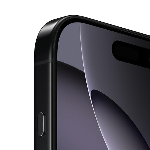 Apple iPhone 16 Pro Max 256 GB: 5G Handy mit Kamerasteuerung, 4K 120 Dolby Vision und einem großen Sprung bei der Batterielaufzeit. Funktioniert mit AirPods, Titan Schwarz