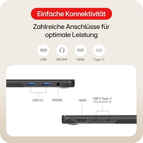 LG gram Pro 16 16T90TP-K.AA78G (16 Zoll) OLED 2in1 Notebook, Intel Core Ultra 7 255H, Intel Arc™ 140T GPU, 16GB RAM, 1TB SSD, federleicht (1,399 kg), gram AI, 77 Wh, Thunderbolt 4, Schwarz