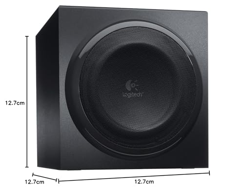 Logitech Z906 5.1 Sound System | 1000W Surround Sound Lautsprecher, THX, Audio-Eingänge, Fernbedienung, EU Stecker, PC/PS4/Xbox/TV/Smartphone - Schwarz
