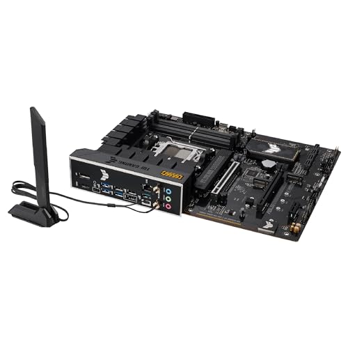 ASUS TUF Gaming B650-E WiFi Mainboard Sockel AMD AM5 | Ryzen 7000, ATX, PCIe 5.0, DDR5-Speicher, WiFi 6E, USB 3.2 Gen 2x2 Typ-C, Aura Sync