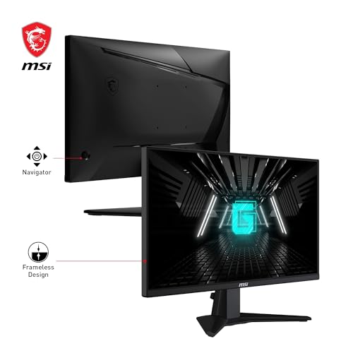 MSI G255F, Rapid IPS-Gaming-Monitor, 24,5" FHD, 180 Hz | 1920 x 1080, 180 Hz, 1 ms (GtG), 99 % sRGB, Adaptive-Sync – DP 1.2a, HDMI 2.0b CEC