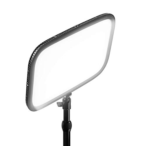 Elgato Key Light, professionelle Studioleuchte, 2800 Lumen | WLAN-App-Steuerung, 2900-7000K Farbtemperatur, 160 OSRAM-LEDs, Opalglas-Diffusion, Tischklemme