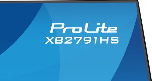 iiyama Prolite XB2791HS-B1 Full-HD IPS-Monitor | 68,6 cm, 27", 120Hz, HDMI, DP, Adaptive Sync, Höhenverstellung, Lautsprecher, Kopfhöreranschluss, Energieklasse C, schwarz
