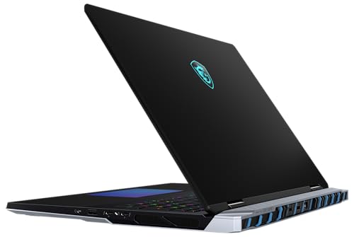 MSI Titan 18 HX AI Gaming-Laptop, 18" UHD+ Mini-LED Display, Intel Core Ultra 9, NVIDIA GeForce RTX 5090, 96 GB DDR5 RAM, 6 TB SSD, Windows 11 Home, QWERTZ Tastatur, Schwarz, A2XWJG-070