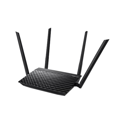 ASUS RT-AC1200 V2 Router (WiFi 5 AC1200 MIMO, 4x Fast Ethernet LAN, App Steuerung, DFS, IPv6)