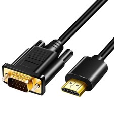 HDMI auf VGA Stecker auf Stecker, Full HD 1080P HDMI auf VGA Kabel, SVGA Konvert