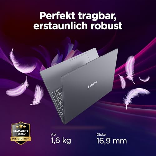 Lenovo IdeaPad Slim 3 | Laptop | Ryzen 5 | 24GB | 1TB | 65W Netzteil | 16" WUXGA Display | AMD Ryzen 5 7535HS | 1TB SSD | 24GB RAM | AMD Radeon 660M Grafik | QWERTZ | Windows 11 | Blau