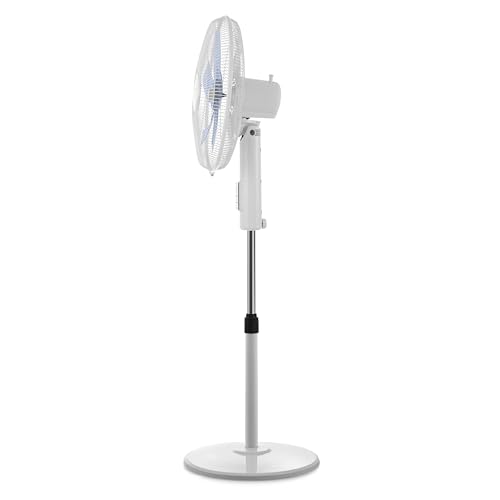 Orbegozo 17733 Or Standing Fan One Size | 3 Geschwindigkeiten, leise, oszillierender Kopf, mehrfach schwenkbar, höhenverstellbar, 45 W