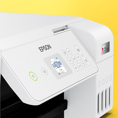 Epson EcoTank ET-2876 Tintentankdrucker | für vielbeschäftigte Haushalte | WLAN | A4 | Drucken, Kopieren, Scannen | 3.7 cm LCD-Bildschirm | inkl. Tinte für bis zu 3 Jahre
