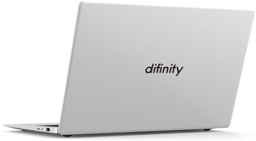 Difinity Celeron Quad SSD (15,6 Zoll Full-HD) lautloses Notebook (Celeron Quad N3450 2.20 GHz, 8GB DDR4, 512 GB SSD, USB 3.0, HD Graphics 500, LAN, m-HDMI, Windows 11, MS Office) #7986