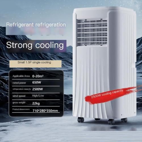 AIEIJJH Tragbares Klimagerät 10000 BTU, kühlt Räume bis 32 m², mobiles AC-Gerät mit Fernbedienung, leisem Ventilator, Entfeuchtungsmodus, 24H Timer, inkl. Fensterabdich, 9000 Btu, 9000 BTU