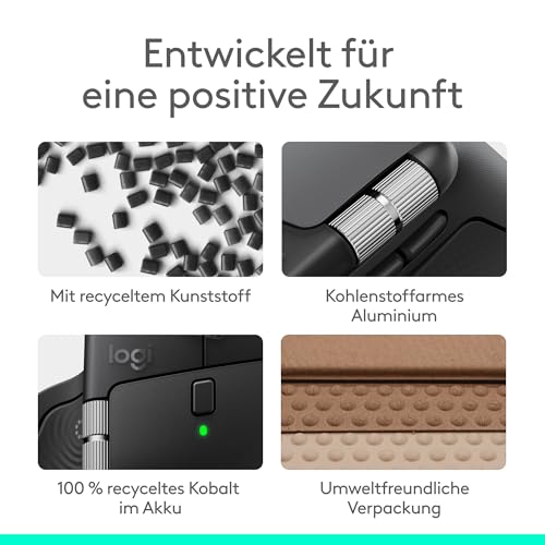 Logitech MX Master 4 for Mac, ergonomische Bluetooth-Maus