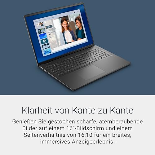 Dell 16 Laptop DC16255, AMD Ryzen 7 250, 16" 2K, Windows 11 Home, 16GB DDR5