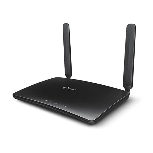 TP-Link Archer MR200 Cat4 + AC750 Mbps Dualband 4G LTE WLAN Router (150 Mbit/s im Download, simultanes 300 /s 2,4GHz + 433 /s 5GHz, frei konfigurierbarer LAN/WAN-Port) schwarz