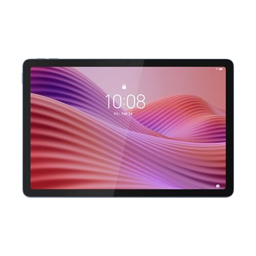 Lenovo Tab WUXGA Tablet 25,6 cm (10,1 Zoll), MediaTek Helio G85, 4 GB RAM, 64 GB, 60 Hz, 2 Lautsprecher, Wi-Fi 5, Bluetooth 5.3, Android 14, Polarblau, inklusive transparenter Hülle