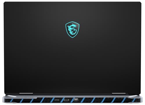 MSI Titan 18 HX AI Gaming-Laptop, 18" UHD+ Mini-LED Display, Intel Core Ultra 9, NVIDIA GeForce RTX 5090, 96 GB DDR5 RAM, 6 TB SSD, Windows 11 Home, QWERTZ Tastatur, Schwarz, A2XWJG-070