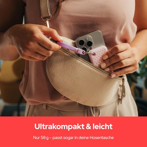 Verbatim Pocket SSD 1TB Externe SSD USB 3.2 Gen2 1000MB/s Weiß Lila | Externe Festplatte bis zu 1000 MB/s lesen & schreiben inklusive Schutzhüllen in Weiß und Lila für mobiles Arbeiten