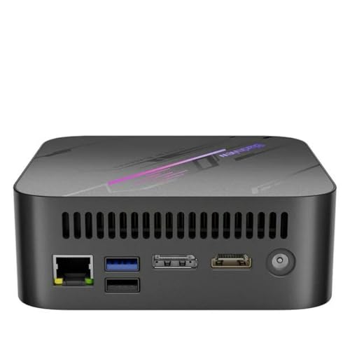 Blackview MP100 Mini PC Schwarz – AMD Ryzen 7 5700U, 32GB RAM, 500GB SSD, Triple 4K 144Hz Display, Wi-Fi 6, BT5.2, Windows 11 Home