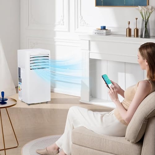 LEADZM Mobile Klimagerät 12000BTU 1350W Abluftschlauch 3 Funktionen