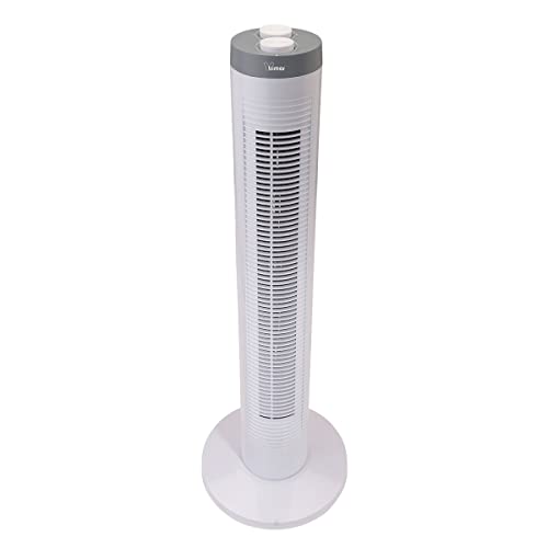 bimar VC77 Säulenventilator 80 cm mit Timer. Turmventilator 3 Geschwindigkeiten, einstellbare Neigung, automatische Oszillation rechts und links, Motor 45 W
