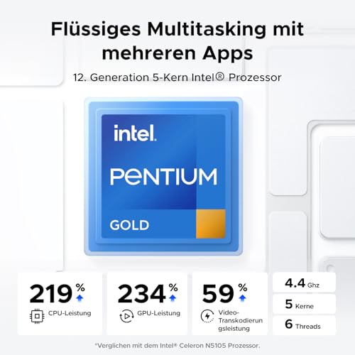 UGREEN NASync DXP4800 Plus, 4-Bay Desktop-NAS mit UGREEN Cat 8 LAN Kabel