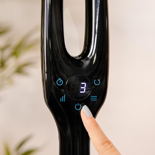 Cecotec Standventilator EnergySilence 560 Max Smart, 45 W | 40 cm Durchmesser, 5 Flügel, Touch-Bedienung mit Fernbedienung und LED-Display, 3 Geschwindigkeiten, 80° Oszillation