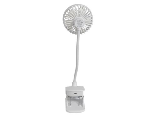 Bo-Camp - Tischventilator mit Klemme - Flex - ABS - Weiß