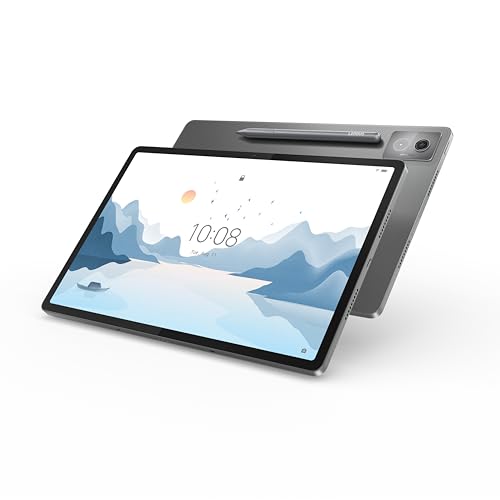 Lenovo Idea Tab Pro Tablet 32,7 cm (12,7 Zoll), 3K, Matte Edition (MediaTek Dimensity 8300, 8 GB RAM, 128 GB UFS 3.1, 144 Hz, Wi-Fi 6E, Bluetooth 5.3, Android 14), Mondgrau, inklusive Tab Pen Plus