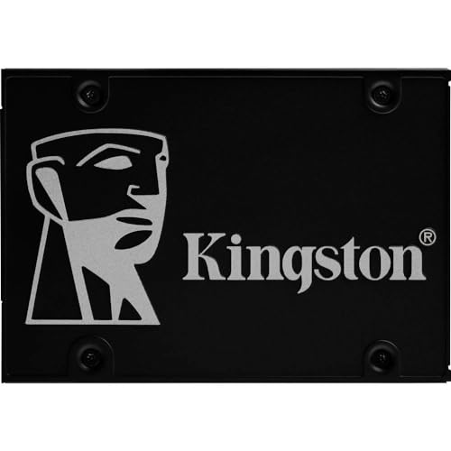 Kingston KC600 SSD SKC600/256G Interne SSD 2.5" SATA Rev 3.0, 3D TLC, XTS AES 256-Bit-Verschlüsselung
