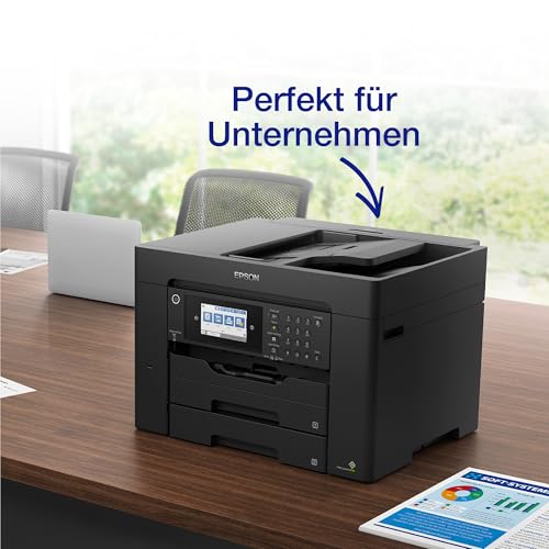 Epson Workforce WF-7840DTWF A3+ kabelloser Multifunktions-Tintenstrahldrucker inkl. 3 Monaten kostenloser Tinte mit ReadyPrint Flex-ABO*