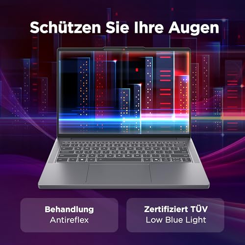 Lenovo IdeaPad Slim 3i Laptop | 14" WUXGA Display | Intel Core i5 13420H | 16GB RAM | 512GB SSD | Intel UHD Grafik | Win11 | QWERTZ | Luna Grau | 3 Monate Premium Care