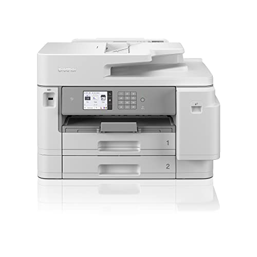 Brother MFC-J5955DW 4-in-1 Multifunktionsgerät, weiß/grau