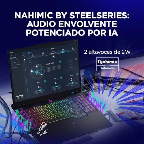 Lenovo Legion 5 Gen 10 Gaming-Laptop IA 15,1 Zoll WQXGA OLED (Intel Core i7-13650HX, NVIDIA GeForce RTX 5070, 32 GB RAM, 1 TB SSD, Wi-Fi 7, ohne Betriebssystem), spanische RGB-Tastatur, Schwarz