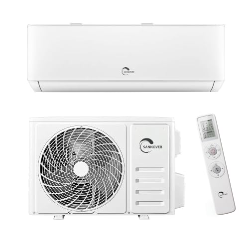 Wand-Split-Klimaanlage Inverter (Kühlen/Heizen) 2,6 kW / 9000 BTU Osmozra + Zubehör (5 m) Sannover