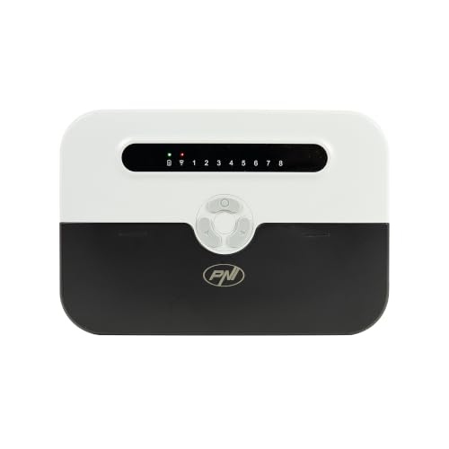 Intelligenter Bewässerungsprogrammierer PNI SWI280, WLAN, für 8 Zonen, Steuerung über Tuya Smart, kompatibel mit Amazon Alexa und Google Home