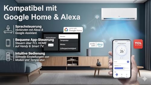 TCL BreezeIN AI Klimaanlage A++ 9000 BTU Split-Klimagerät