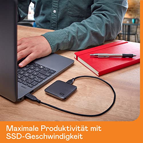 WD Elements™ SE SSD externe SSD 2 TB (USB 3.0-Schnittstelle, Plug-and-Play, 400 MB/s Lesegeschwindigkeit) Grau