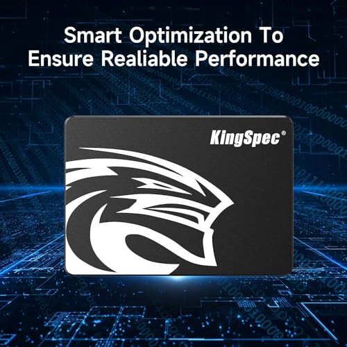 KingSpec 1TB 2 5 Zoll SATA SSD, 2.5 inch SATA III 6Gb/s Interne Solid State Festplatte - 3D NAND Flash, Kompatibel mit PS4/Desktop/Laptop