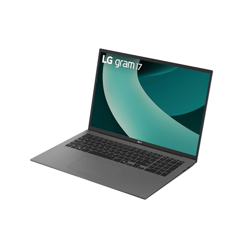 LG gram 17 17Z90TL-G.AU79G (17 Zoll) IPS Notebook, Intel Core Ultra 7 256V, 16GB RAM, 1TB SSD, Intel Arc 140V, federleicht (1,389 kg), gram AI, 77 Wh, Thunderbolt 4, Grau