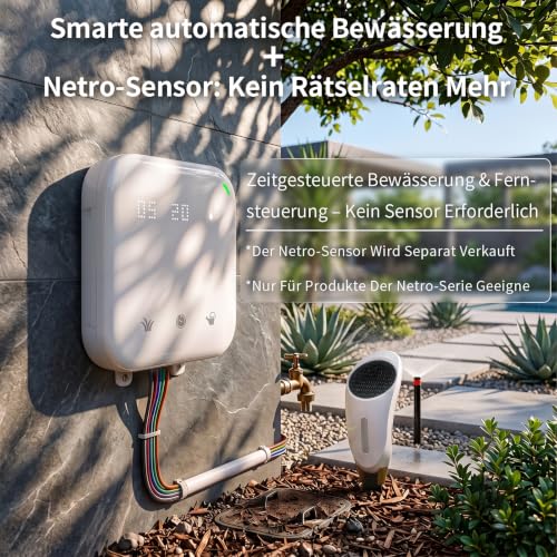 Netro Spark 16 Zonen Bewässerungscomputer WLAN App-Steuer Für Rasen Garten