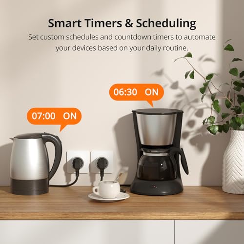 SONOFF S60ZBTPF Zigbee Smart Plug 2er Pack, Relais-Steckdose mit Fernsteuerung, Energiemessung, Zeitplänen, Überlastschutz und Zigbee-Repeater, kompatibel mit der eWeLink-App, erfordert Gateway
