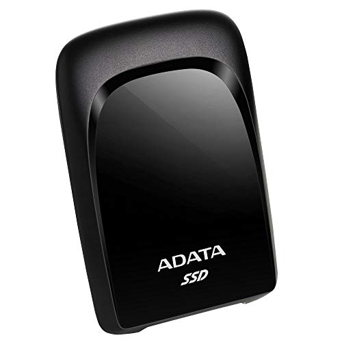 ADATA SC680 - 480 GB, externe Solid-State-Drive mit USB 3.2 Gen.2 Typ-C, 2.5 Zoll, schwarz, 480GB, ASC680-480GU32G2-CBK