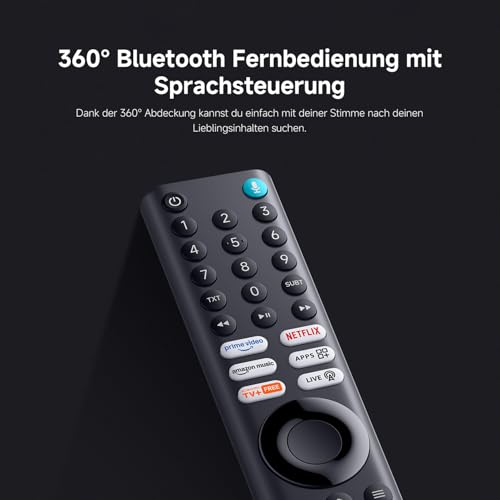 Xiaomi TV F 55 Zoll 2025, 4K UHD Smart TV, Fire OS8, HDR10, L55MB-FAEU | Triple Tuner DVB-C/S/S2/T/T2, 60Hz with 120Hz Game Boost Mode, Voice Control with Alexa