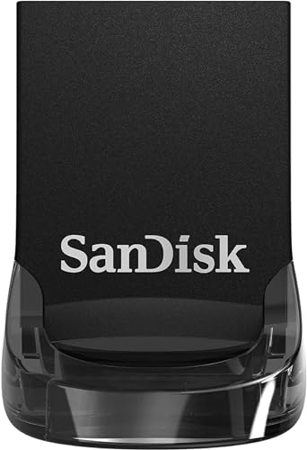 SANDISK 256 GB Ultra Fit, USB-A Laufwerk, bis 400 MB/s Lesen | USB Flash-Laufwerk für Laptops, Tablets,TVs, Spielekonsolen, bis zu 15-mal schneller als Standard-USB 2.0, USB 3.2 Gen 1