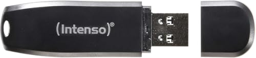 Intenso Speed Line, 64GB Speicherstick, USB-Stick 3.2 Gen 1x1, schwarz | 64 GB Speicherstick mit 70 MB/s Datentransferrate, robuster Kunststoff, kompakte Maße 19 x 65 x 9 mm, nur 8g Gewicht