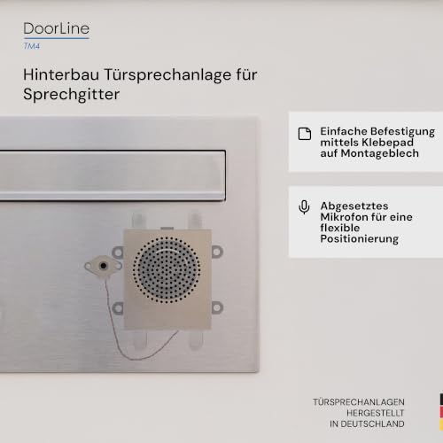 DoorLine TM4 von Telegärtner Elektronik, Clevere Hinterbau-Türstation, macht TK-Anlage FRITZ!Box / Router zur Tür-Sprechanlage